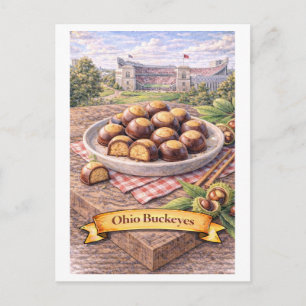 Postal Castañas de Ohio (Serie de Comida Americana)