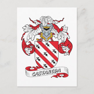 Postal Castaneda Family Crest