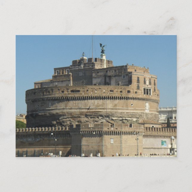Postal Castel Sant Angelo (Anverso)