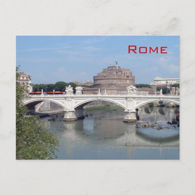 Postal Castel Sant' Angelo (Anverso)