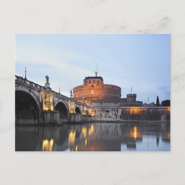 Postal Castel Sant' Angelo (Anverso)