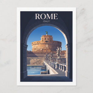 Postal Castel Sant'Angelo Roma Italia