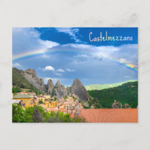 Postal Castelmezzano Basilicata Italia Arcoiris
