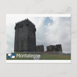 Postal Castelo de Montalegre, Portugal