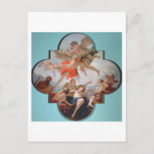 Postal Castigo de Cupido (aceite sobre lienzo)