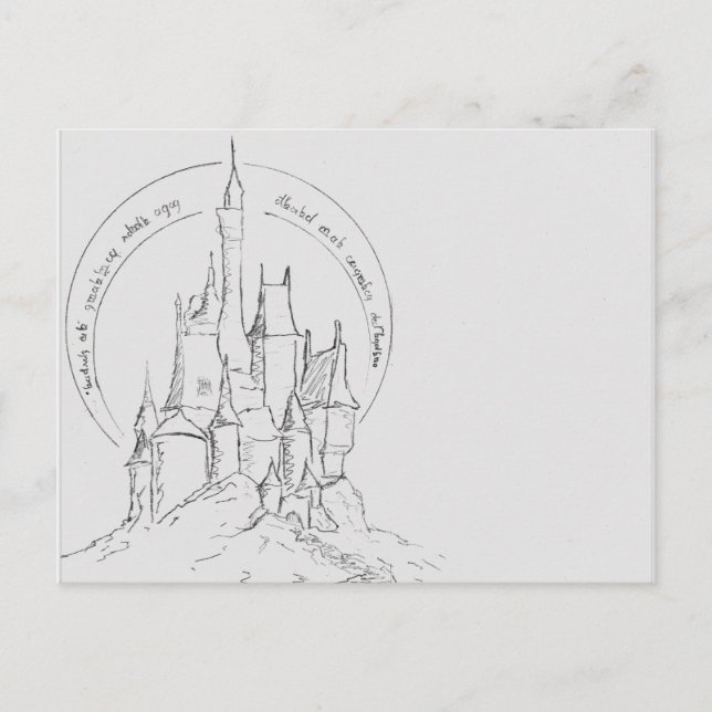 Postal Castillo (Anverso)