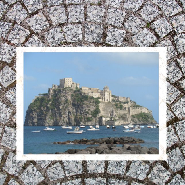 Postal Castillo aragonés, Isquia, Italia (Subido por el creador)
