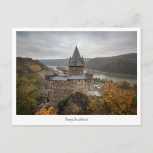 Postal Castillo Bacharach Alemania