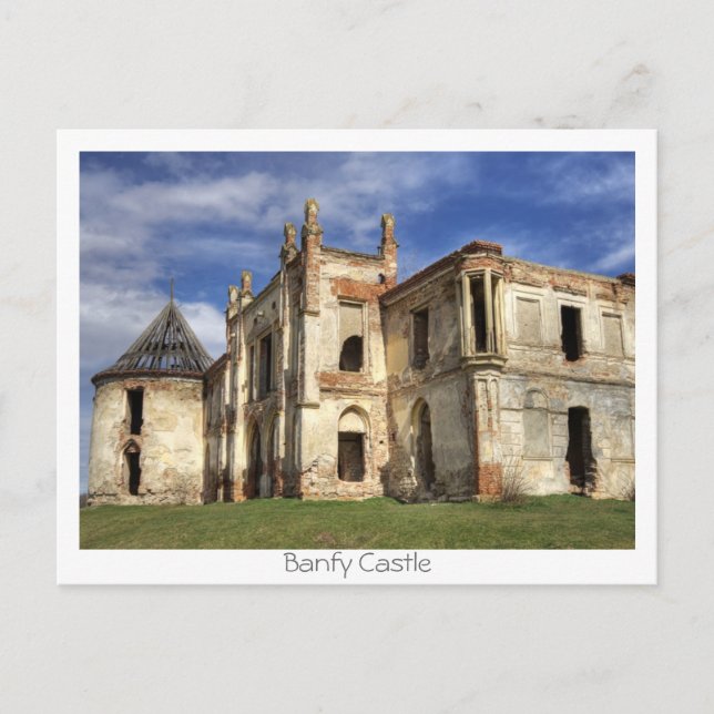 Postal Castillo Banfy (Anverso)
