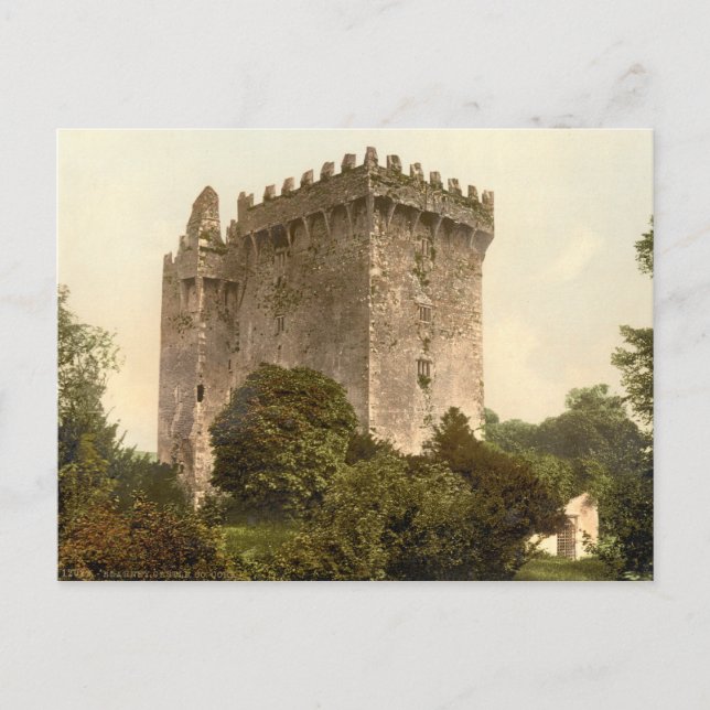 Postal Castillo Blarney, Condado de Cork (Anverso)
