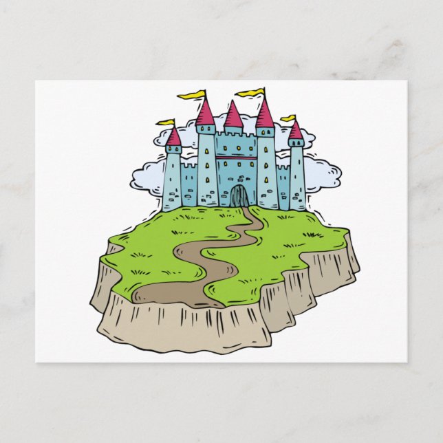 Postal Castillo Boda Fairytale (Anverso)