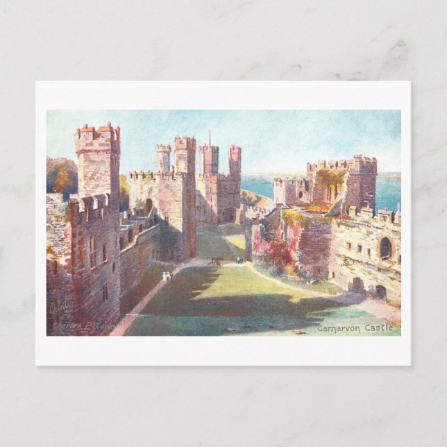 Postal Castillo Carnarvon Vintage (Anverso)
