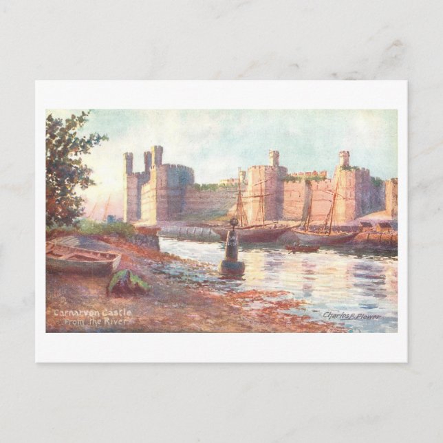 Postal Castillo Carnarvon Vintage (Anverso)