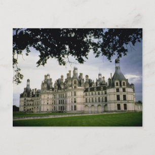 Postal Castillo Chambord, Valle del Loira, Francia
