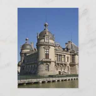 Postal Castillo Chantilly, Oise France