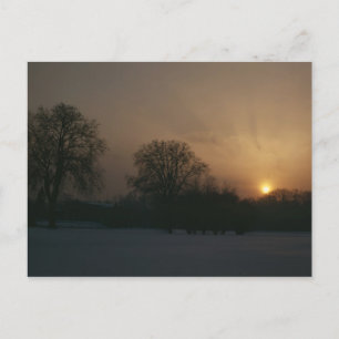 Postal Castillo Charlottenhof, Sunset