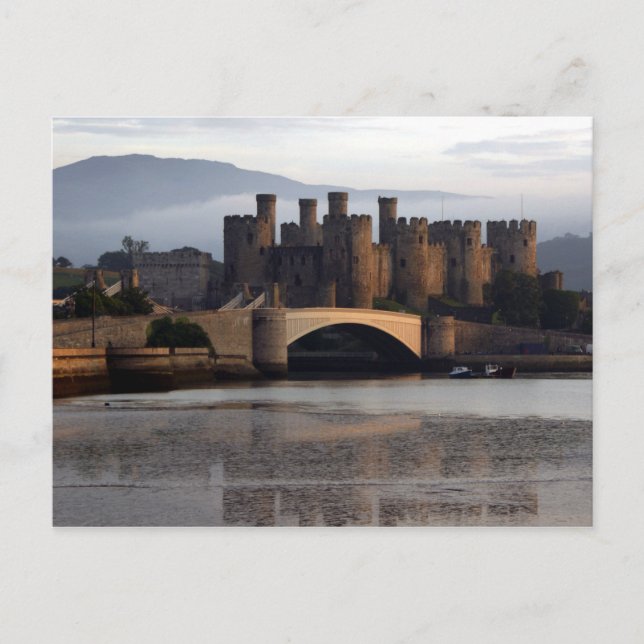 Postal Castillo Conwy North Wales (Anverso)