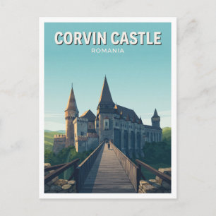 Postal Castillo Corvin Hunedoara Rumania