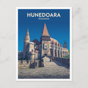 Postal Castillo Corvin Hunedoara Rumania Viajes