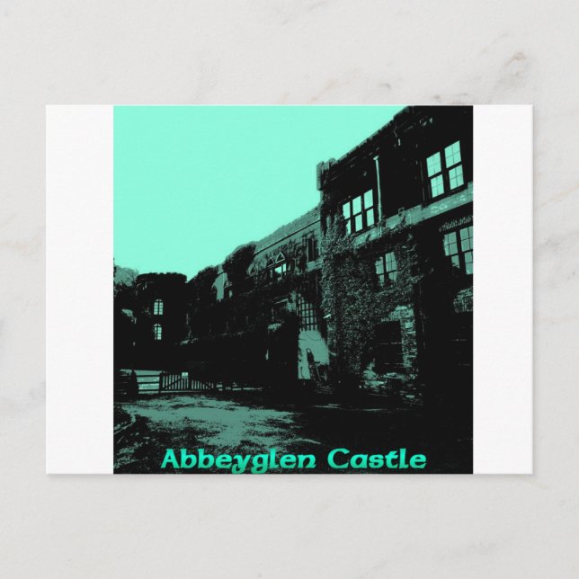 Postal Castillo de Abbeyglen, Clifden, Irlanda (Anverso)