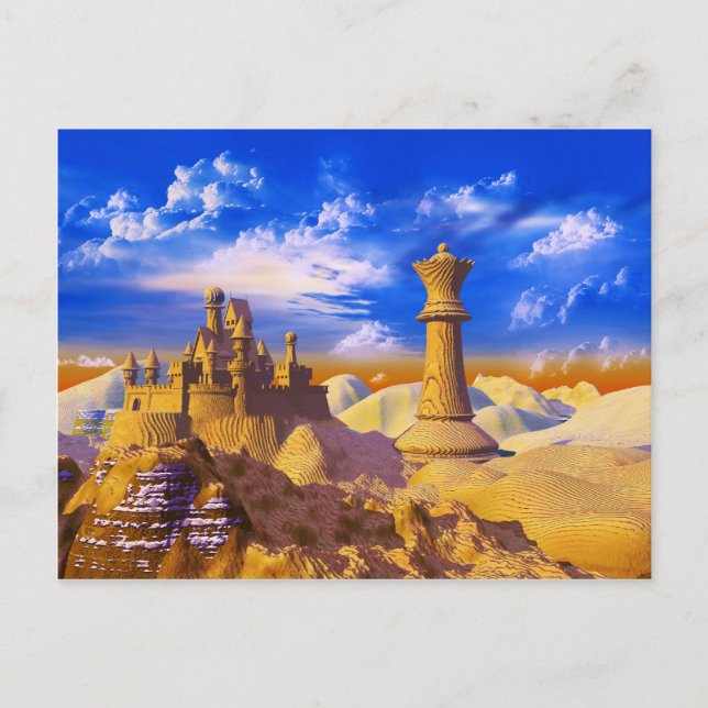 Postal Castillo de ajedrez (Anverso)