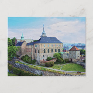 Postal Castillo de Akershus en Olso, Noruega