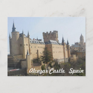 Postal Castillo de Alcázar de Segovia