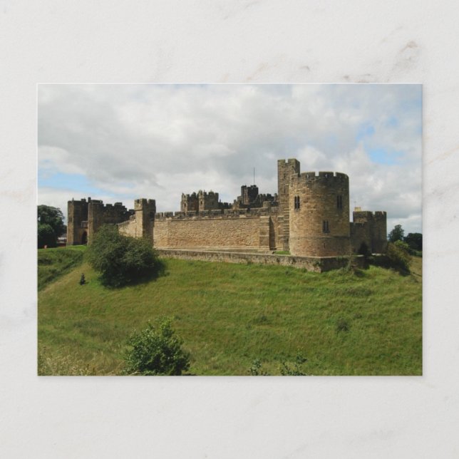 Postal Castillo de Alnwick (Anverso)