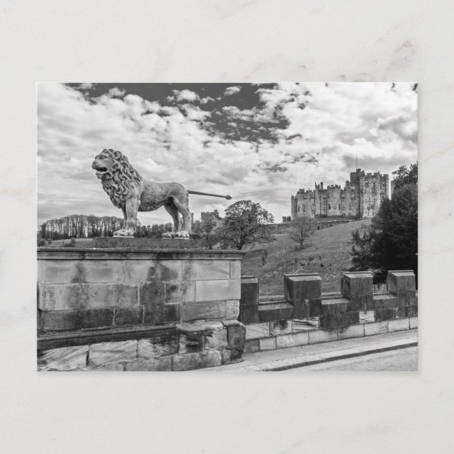 Postal Castillo de Alnwick, Northumberland (Anverso)