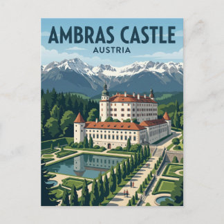Postal Castillo de Ambras Austria