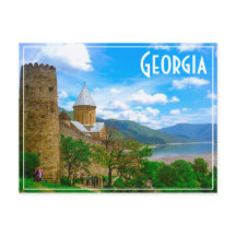 Castillo de Ananuri Georgia Aragvi Caucuses Montañ