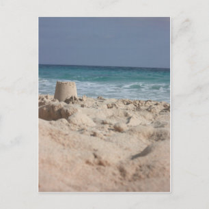 Postal castillo de arena