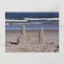 Postal castillo de arena, ciudad del océano