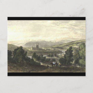 Postal Castillo de Balmoral por W. Leitch