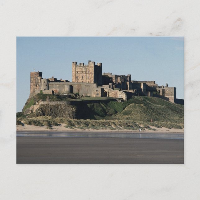 Postal Castillo de Bamburgh, Northumberland, Inglaterra,  (Anverso)