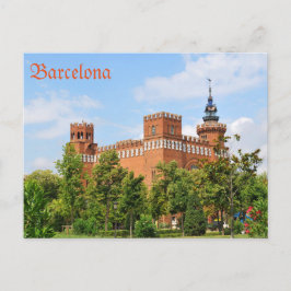 Postal Castillo de Barcelona
