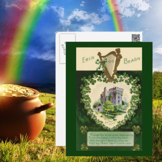 Postal Castillo de Blarney de San Patricio (Vintage St. Patrick's Blarney Castle Postcard)