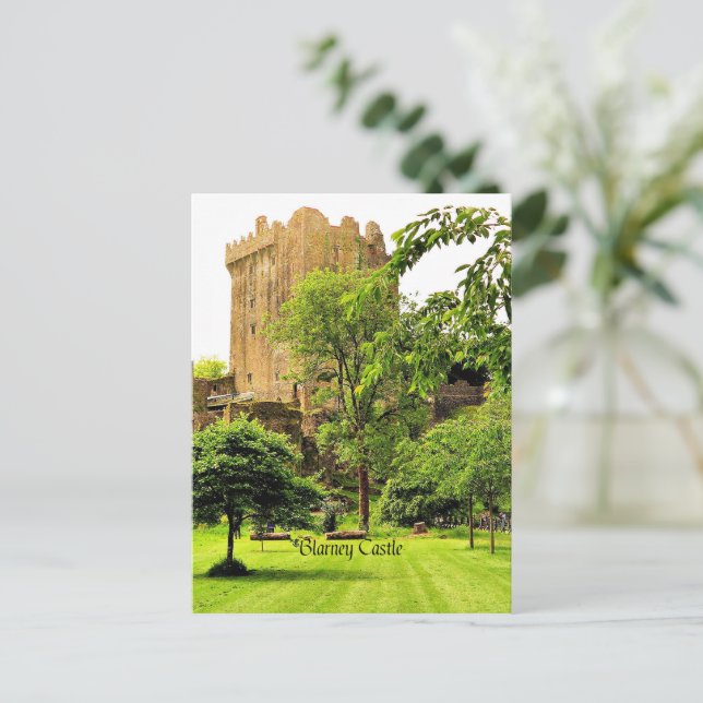 Postal Castillo de Blarney, Irlanda (Anverso de pie)
