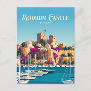 Postal Castillo de Bodrum Turquía