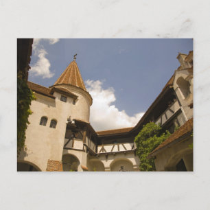 Postal Castillo de Bran del siglo XIII (Castillo de Drácu