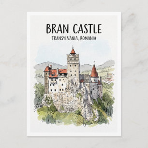 Postal Castillo de Bran Rumania