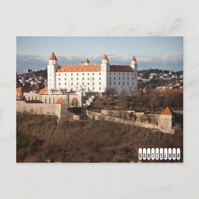 Postal Castillo de Bratislava (Anverso)