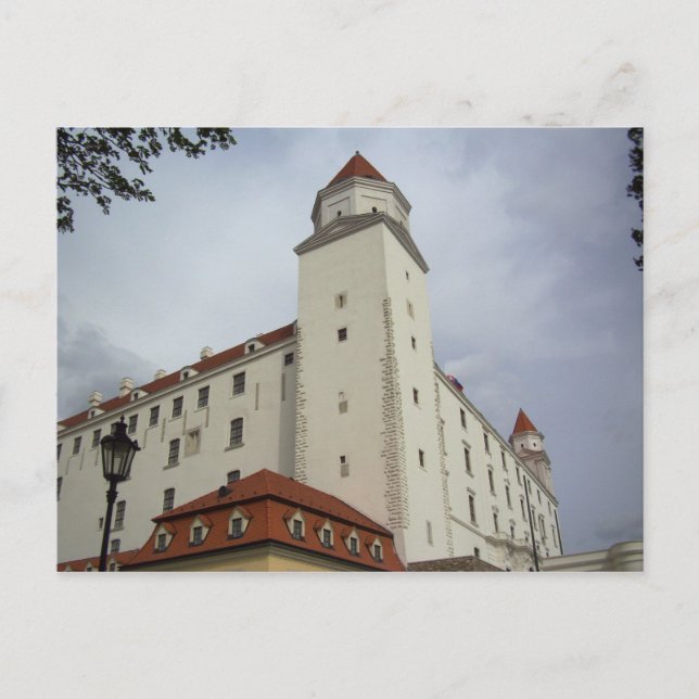 Postal Castillo de Bratislava (Anverso)