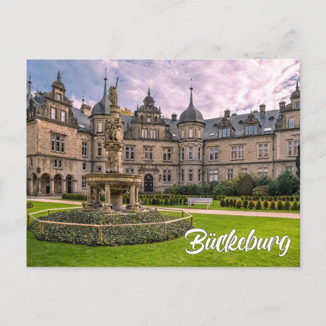 Postal Castillo de Buckeburg, Alemania (Anverso)