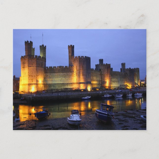 Postal Castillo de Caernarfon (Anverso)