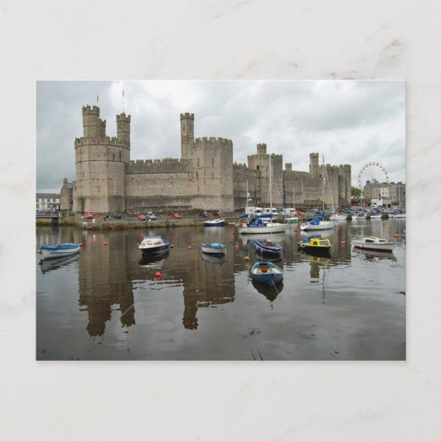 Postal Castillo de Caernarfon (Anverso)