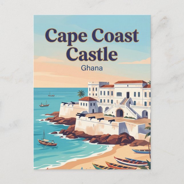 Postal Castillo de Cape Coast Ghana (Anverso)