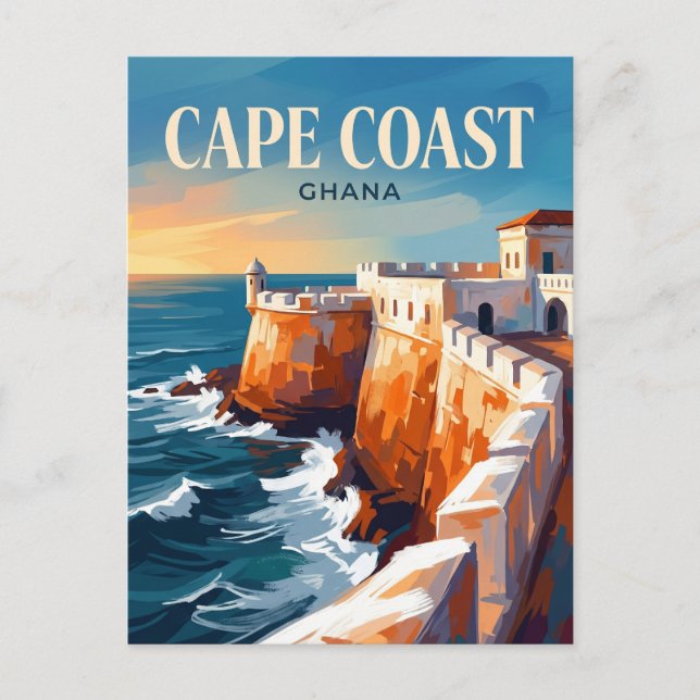 Postal Castillo de Cape Coast Ghana (Anverso)