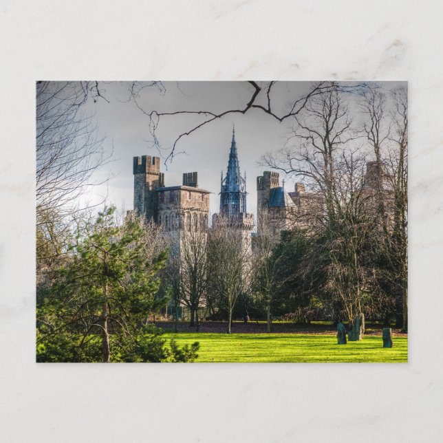 Postal Castillo de Cardiff (Anverso)
