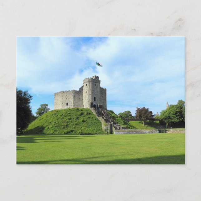 Postal Castillo de Cardiff (Anverso)
